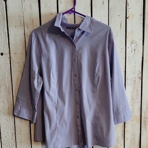 Apt. 9 Women's Lavender Button Down Shirt